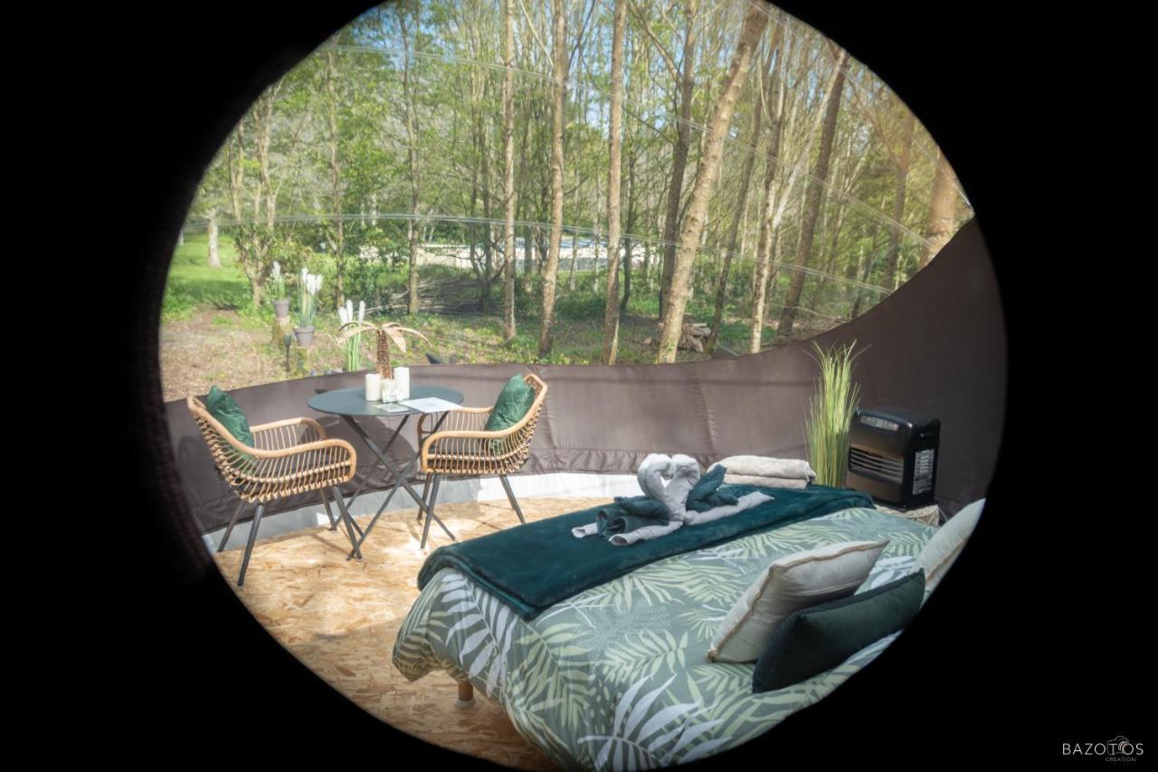 Logement Insolite "Bubble Jungle" Saint-Évarzec Exteriör bild