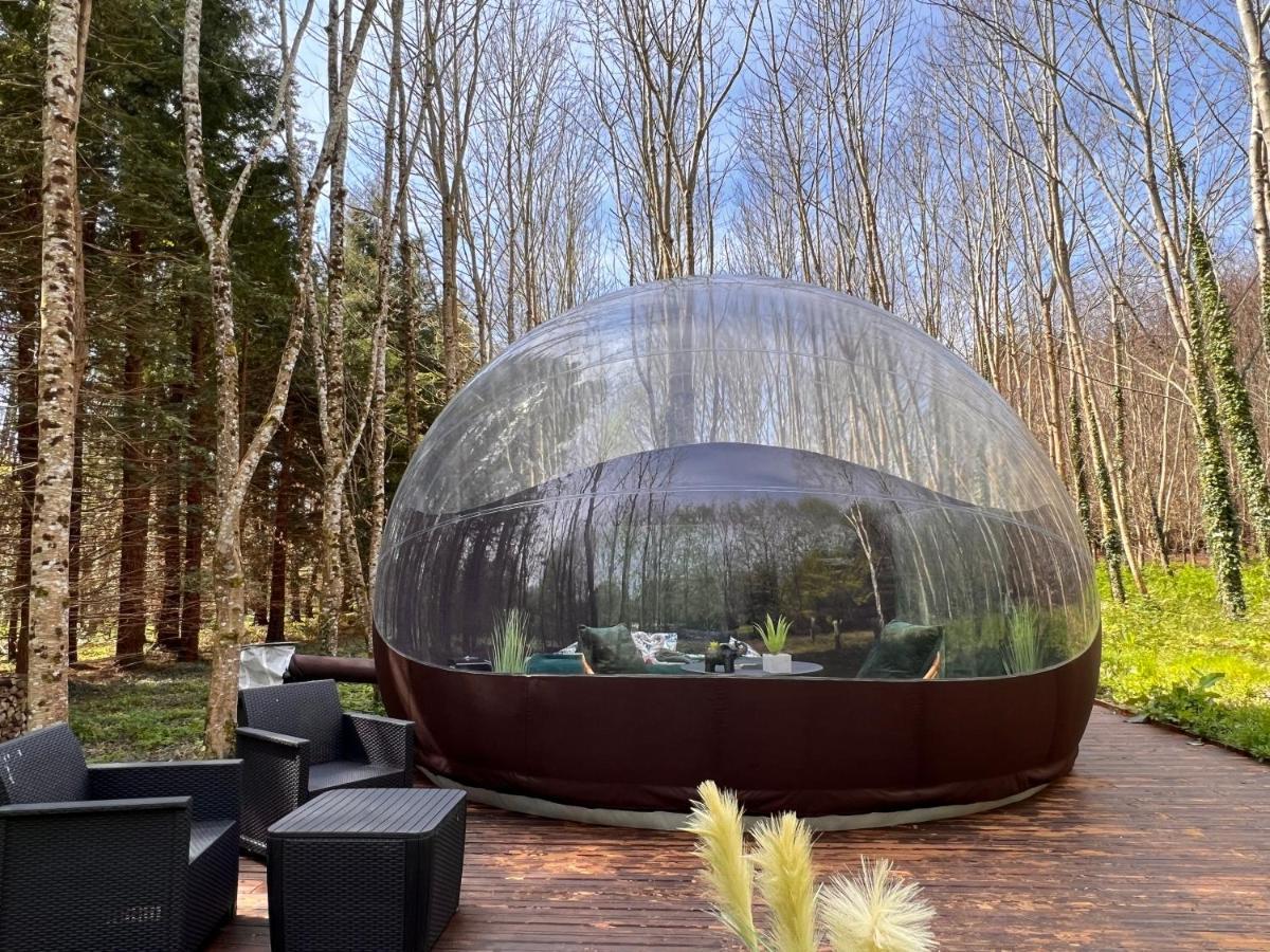 Logement Insolite "Bubble Jungle" Saint-Évarzec Exteriör bild