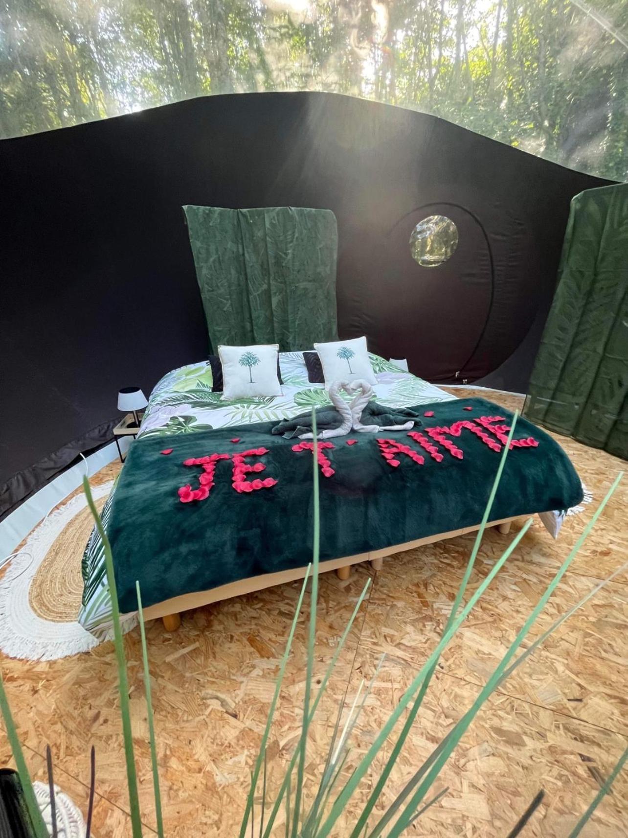Logement Insolite "Bubble Jungle" Saint-Évarzec Exteriör bild